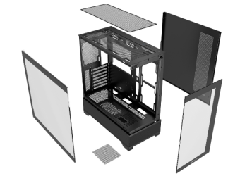 Корпус Powercase Luminous ATX чёрный