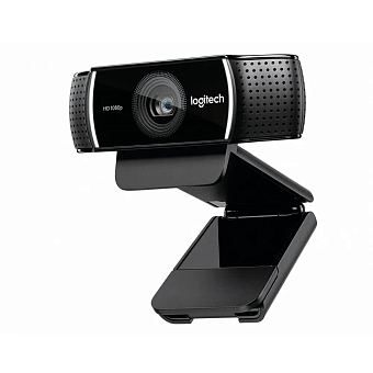 Веб-камера Logitech C922 Pro HD Stream Webcam (1920x1080, 2.0Mpx, шумоподавление, USB2.0, штатив в комплекте)