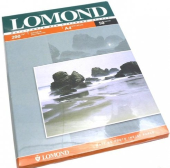 Бумага Lomond [A4] матовая 2х сторонняя, 200гр/м2, 50л