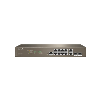 Коммутатор 10 port Tenda TEG5312F 1000 Мбит/с 2*SFP