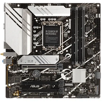 Материнская плата Socket-1700 ASUS PRIME B760M-A WIFI (B760) 4*DDR5 HDMI DP mATX